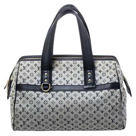 Louis Vuitton Navy Monogram Mini Lin Josephine GM 